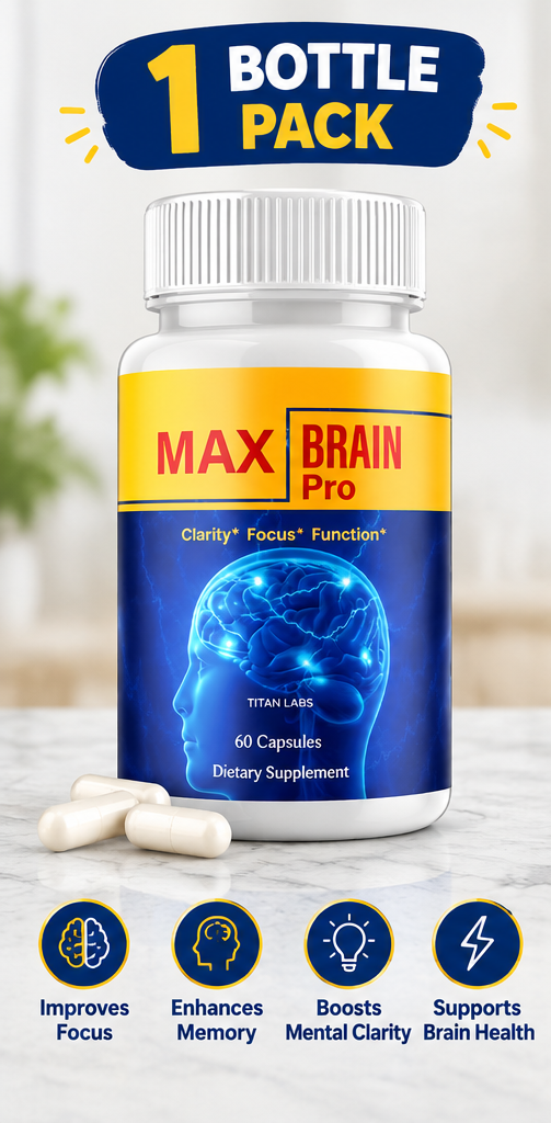 MaxBrain Pro single bottle