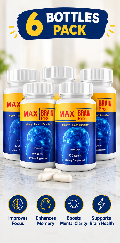 MaxBrain Pro™ 6-bottle bundle — best value